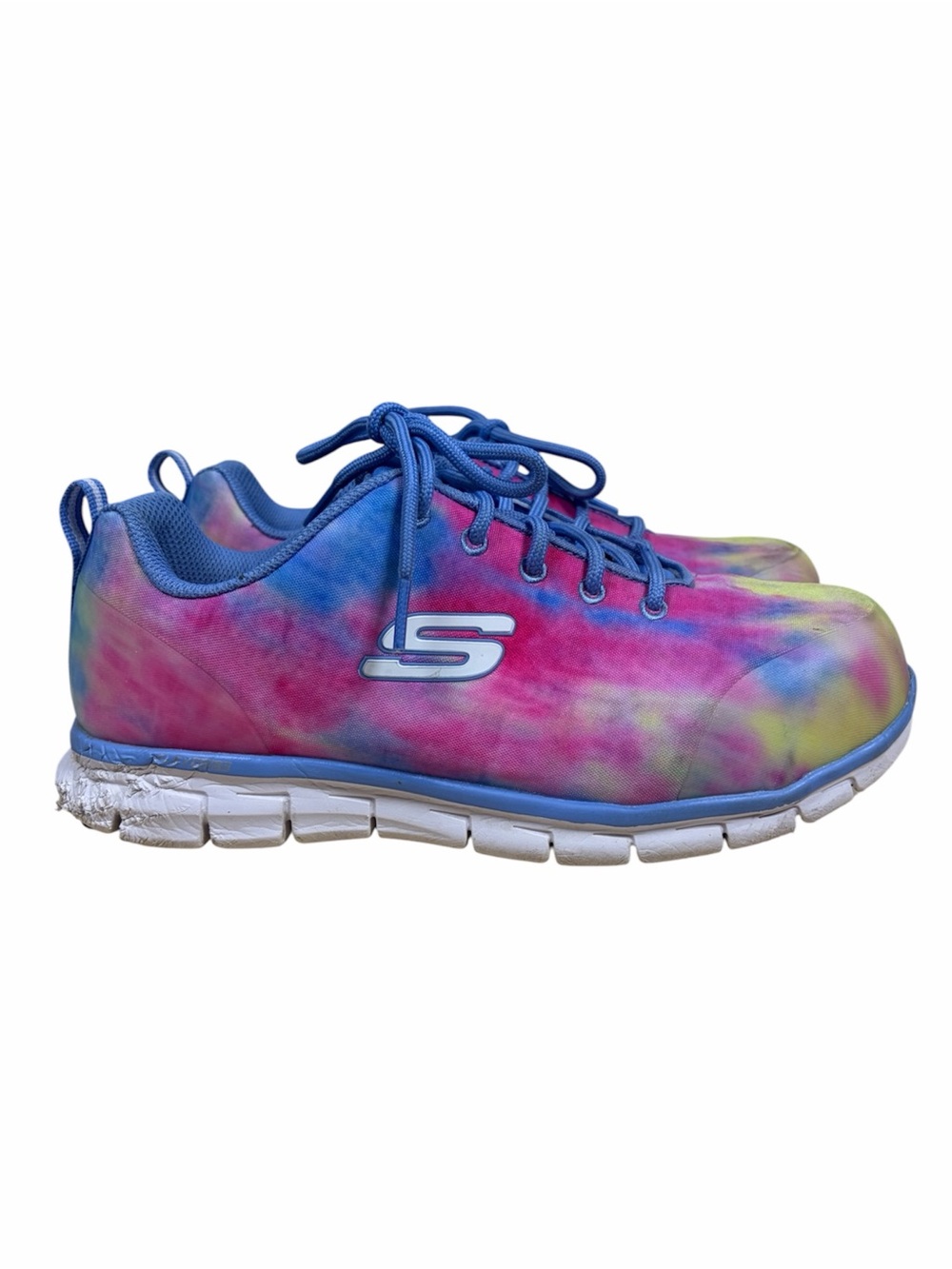 Skechers Work Sure Track Saivy Multicolor Work Sneakers 9